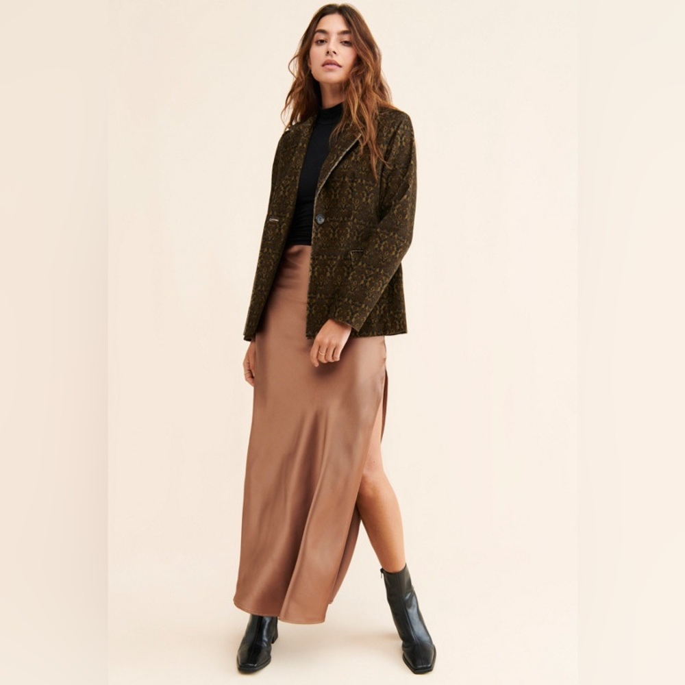 DRIFTWOOD Olive Textured Blazer